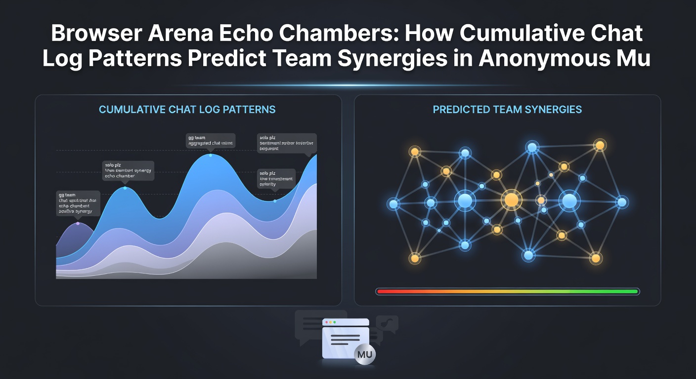 Graph illustrating correlation between chat echo density and team synergy metrics over time