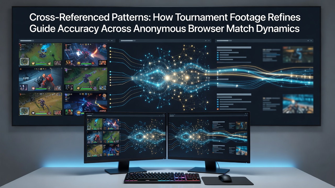 Analysts reviewing tournament footage from browser-based multiplayer matches to identify timing patterns and strategy refinements