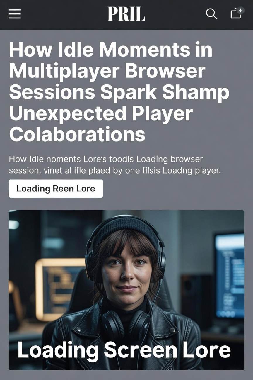 Players exchanging messages during a browser game loading screen in a multiplayer session