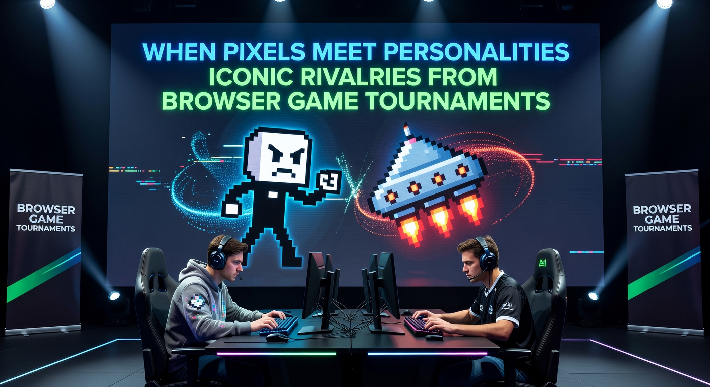 Intense close-up of rival players in a Krunker.io tournament, screens glowing with headshots and score tickers racing